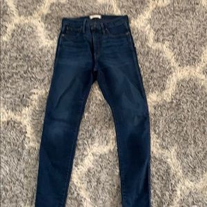 Madewell jeans 10inch high rise skinny